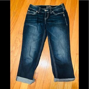 Silver Suki Capri Jeans